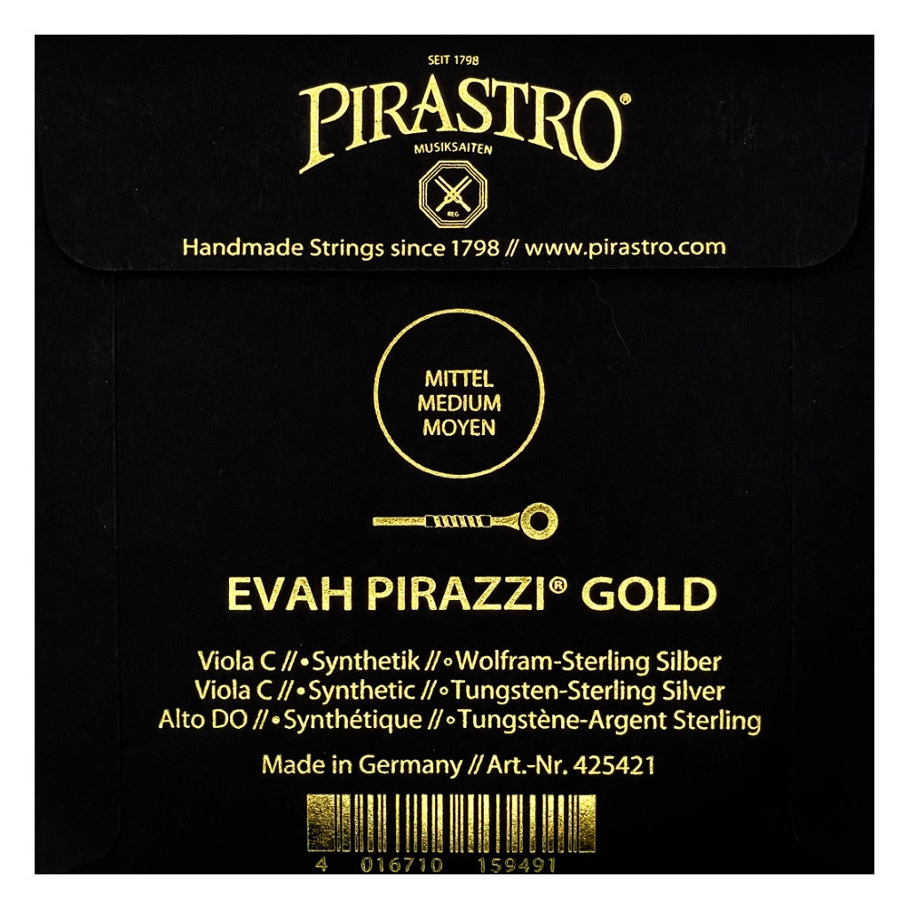 EVAH PIRAZZI GOLD - SET CORDE PER VIOLA - DO WOLFRAM - immagine 5