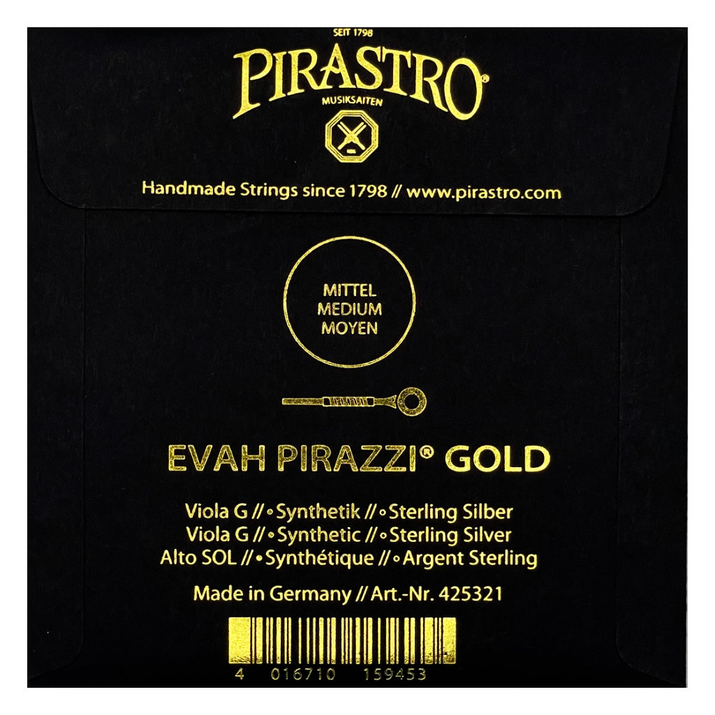 EVAH PIRAZZI GOLD - SET CORDE PER VIOLA - DO WOLFRAM - immagine 4