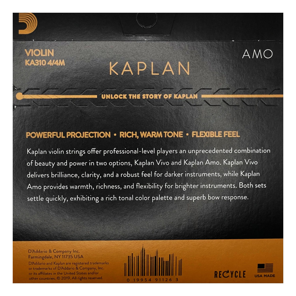 KAPLAN AMO - SET CORDE PER VIOLINO - immagine 2